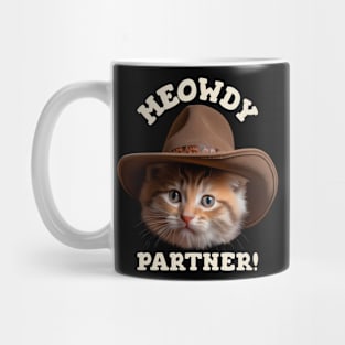 Cute Cowboy Cat Mug